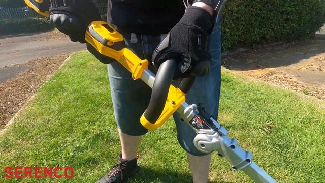 DeWALT DCMST561N 18V Strimmer In Action