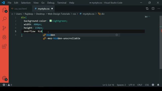 CSS - Overflow - Part - 27 - Web Design Series - Hindi смотреть онлайн