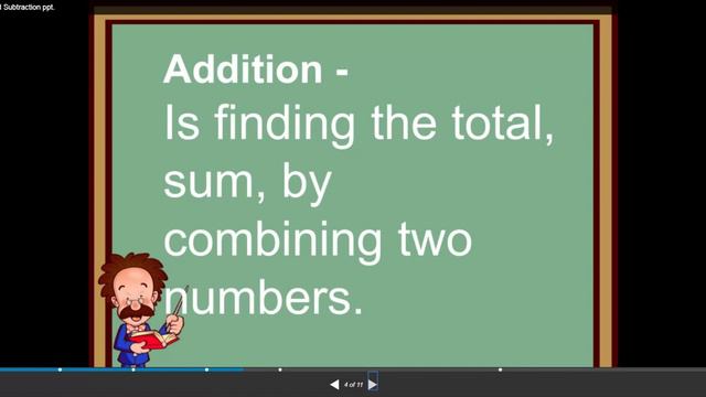 Addition and Subtraction ppt. смотреть онлайн