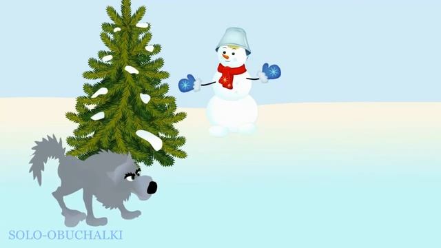 Детские песни мультик для малышей про Ёлочку В Лесу родилась Ёлочка смотреть онлайн