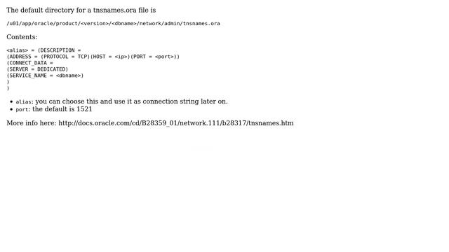 Databases: How do I generate a tnsnames.ora file to connect to an Oracle Database? (5 Solutions!!) смотреть онлайн