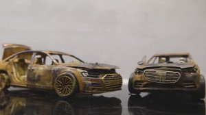 Реставрация модели Audi S8 и Mercedes S63 AMG\\ Восстановление моделек! Для подростов и пап!