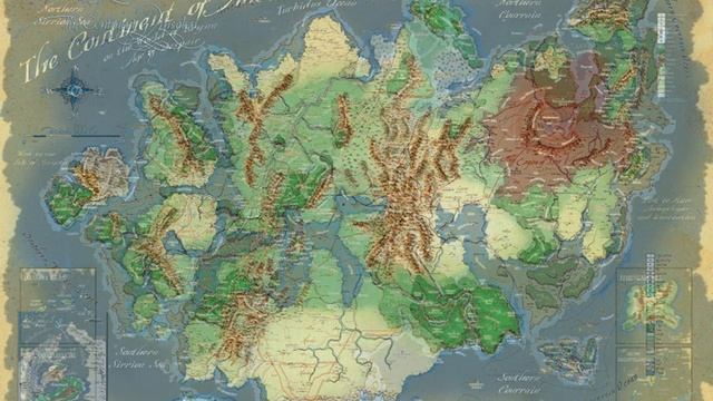 DragonLance - Map of Krynn - Animation of the Cataclysm смотреть онлайн