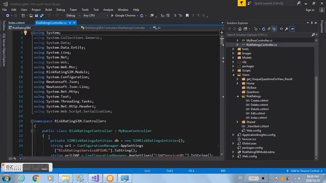 ASP.NET CORE 2.0 MVC WEB APP WITH CONDITIONAL FORMATTING IN RAZOR VIEW & SQL SERVER DATABASE смотреть онлайн