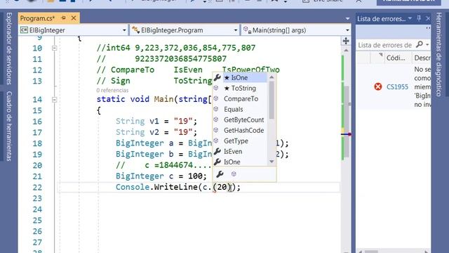 Tirando Código C# - BigInteger смотреть онлайн