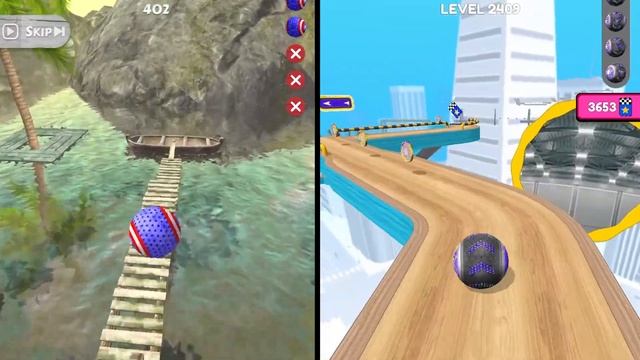 Going Balls vs Rollance - Which Star Ball Will Pass 4 Levels First? Race-407! смотреть онлайн
