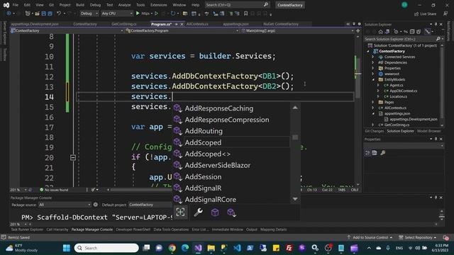 EFCore 7 Context Factory, multiple context's that can connect at runtime (Dotnet Core / Dotnet 7) смотреть онлайн