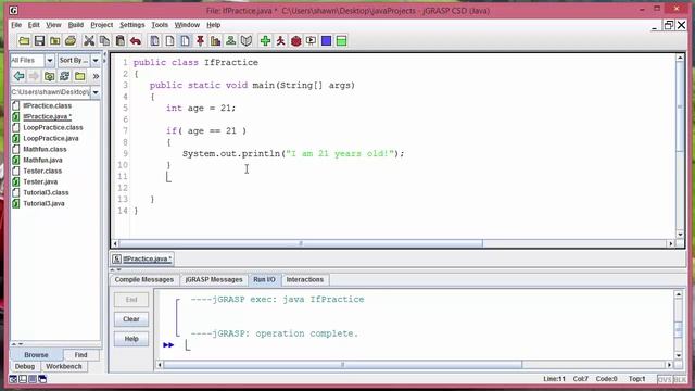 Java for Beginners 6 : If statement and other functionality смотреть онлайн