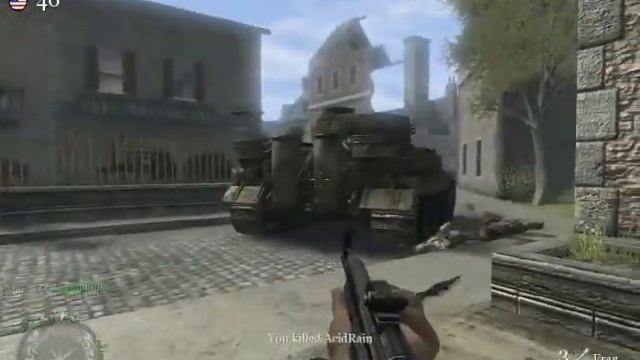 Call of Duty 2 Team Deathmatch Game play Video смотреть онлайн