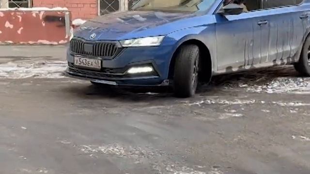 skoda octavia a8 губа сплиттер на бампер смотреть онлайн
