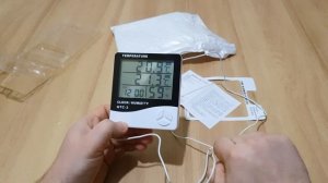 МЕТЕОСТАНЦИЯ термометр и гигрометр HTC-2.
