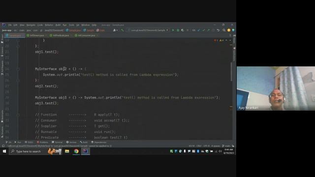 2023 Java Training Session 42 | Functional Interface | Lambda Expression can use as input as outpu смотреть онлайн