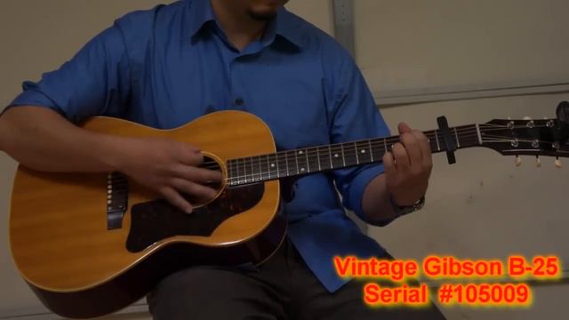 Gibson 1963 B25 #105009.wmv смотреть онлайн