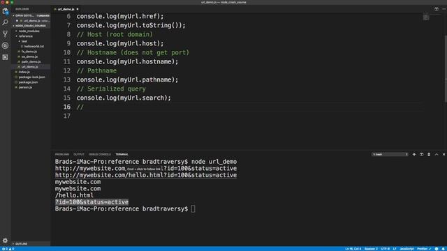 Node.js Crash Course смотреть онлайн