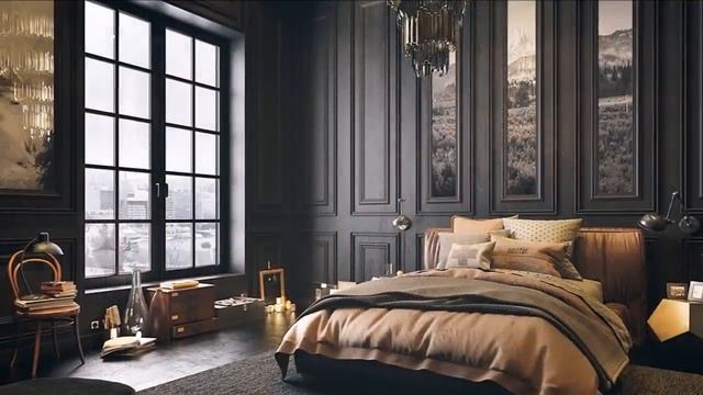 ? Дизайн спальни  идеи дизайна для темного интерьера 6 стильных идей