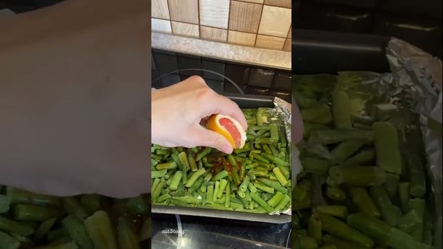 Стручковая Фасоль в духовке смотреть онлайн