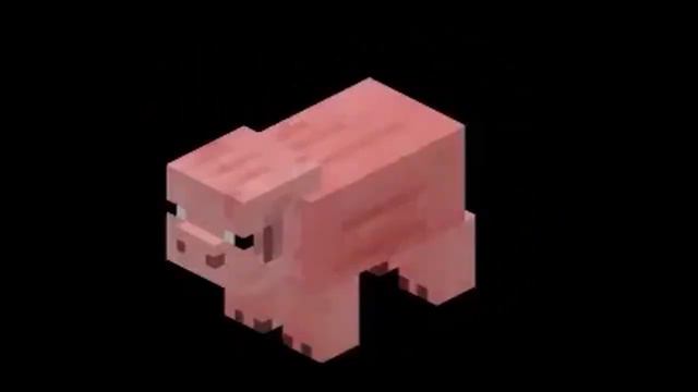 Minecraft Pig Spinning To Bad Piggies Music For 30 Minutes