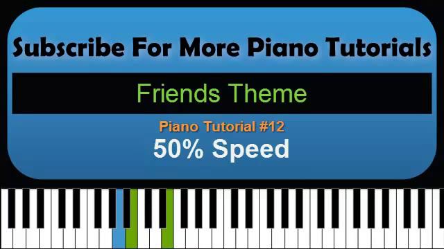 Friends Theme - Piano Tutorial #12 смотреть онлайн