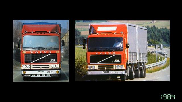 Volvo F10 / F12 - picture from old magazines '80s (Pekaes) смотреть онлайн