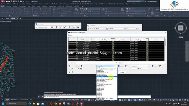 Covadis 18b et Autocad 2024 dessin profil en long et travers avec les grilles смотреть онлайн