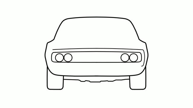 How to draw a DODGE CHARGER Fast and Furious / drawing Dominic Toretto dodge 1970 from movie car смотреть онлайн