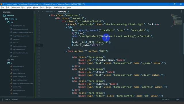 How to update or edit data into database using PHP & Mysqli?||bwdg freelancer смотреть онлайн