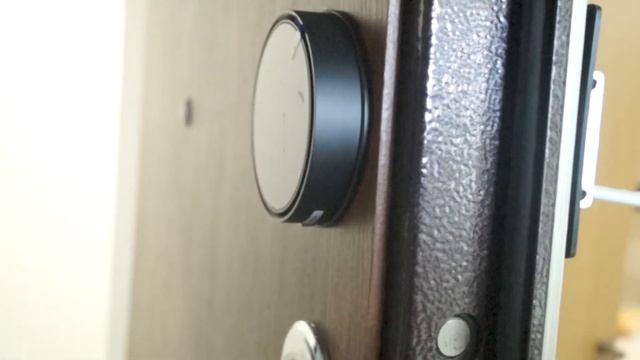 Установка дверного электронного замка накладного типа Keywe на входную дверь смотреть онлайн