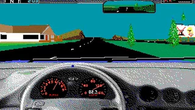 Test Drive III: The Passion gameplay (TGA with Tandy 3-voice) смотреть онлайн