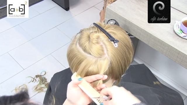 short pixie hairtrend undercut extreme haircut makeover & dying purple by Alves & Bechtholdt смотреть онлайн