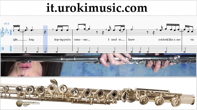 Corso di Flauto Adele - When We Were Young Tablature Tab Parte#2 um-i276