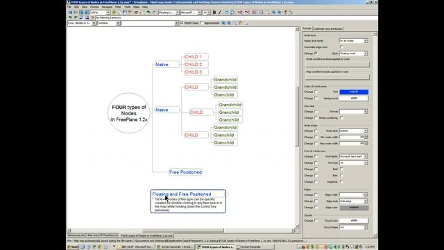 Node interaction in Freeplane 1.2.x смотреть онлайн
