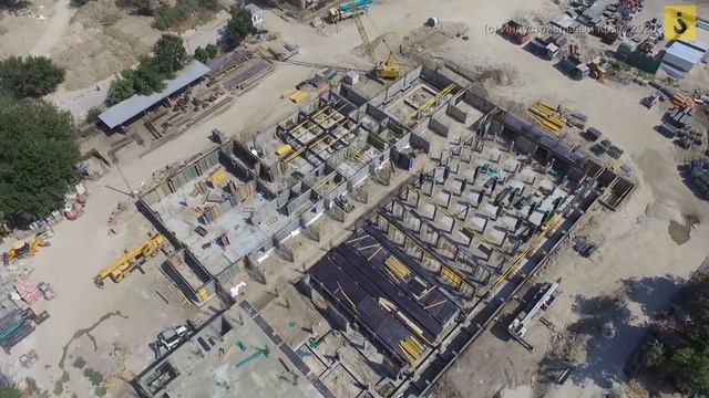 #4 Строительство спорткомплекса в Загородной балке. Август 2020 смотреть онлайн