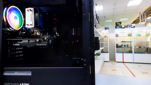 Сборка 1526 _49500руб_ AMD Ryzen 7 1700 / b450 / 16Gb / ssd480 / RX 5500XT / 650W / Accord JP-X ARG смотреть онлайн