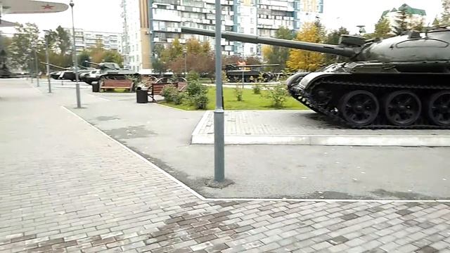 Музей военной техники под открытым небом в г. Новокузнецке (часть 1) смотреть онлайн