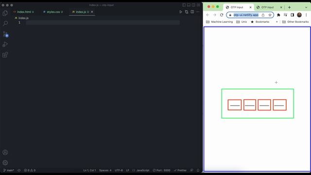 Frontend Machine Coding Interview | OTP Input | HTML | CSS | Javascript смотреть онлайн
