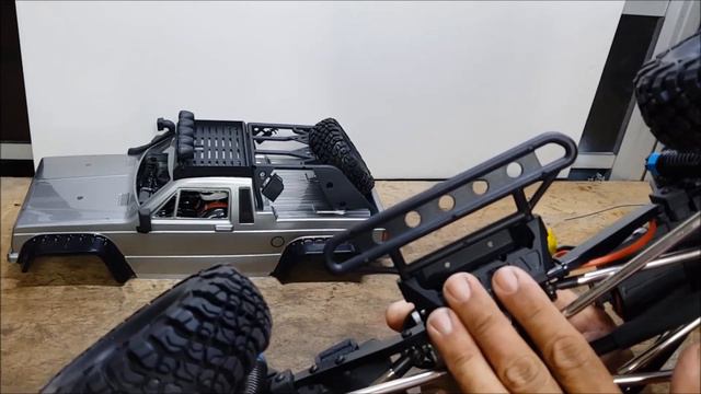 Unboxing and test HSP BOXER 1/10 crawler смотреть онлайн