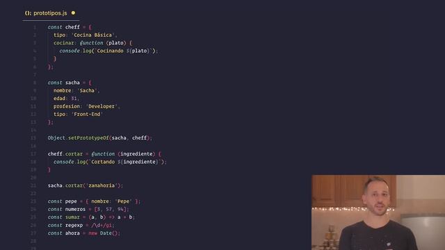 17. HERENCIA POR PROTOTIPOS EN JAVASCRIPT смотреть онлайн