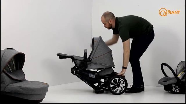 Сложение модульной коляски Rant Lotus смотреть онлайн