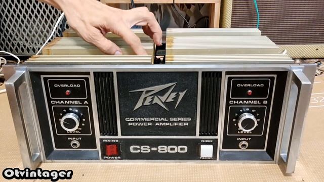 Hi-End усилитель почти даром Ремонт Vintage amp Peavey CS800, CS400 vs Quad 405 смотреть онлайн