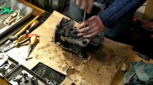 Замена коленвала на бензопиле.