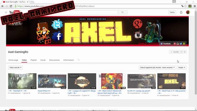 ➽presentare Axel-GamingRo !! смотреть онлайн