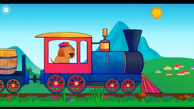 Funny Animal Train For Kids With Animal Sounds For Babies And Toddlers
