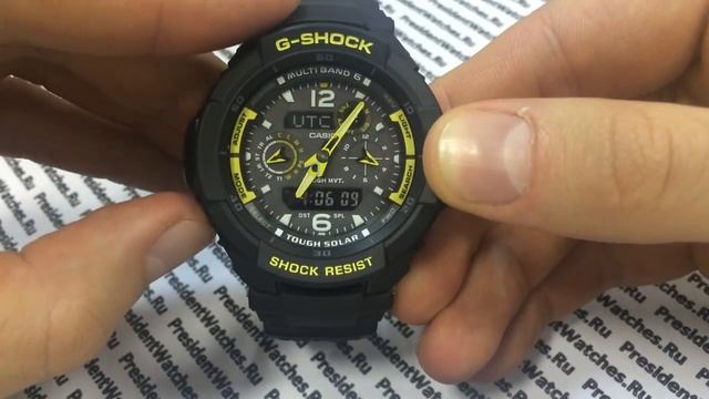 Casio G-SHOCK GW-3500B-1AER - видео обзор часов G-SHOCK | Watch-Forum.RU смотреть онлайн