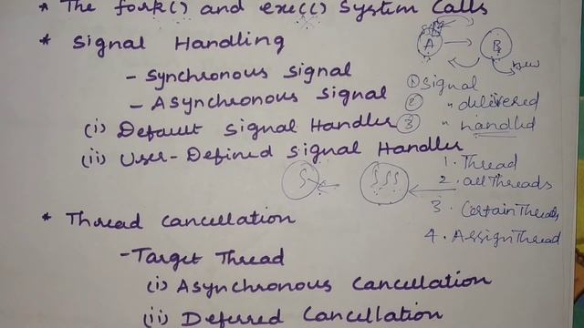 Threading issues | Threads | Operating Systems Concepts смотреть онлайн