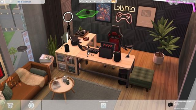 STREAMER'S STUDIO APARTMENT + CC Links | The Sims 4: Speed Build смотреть онлайн