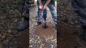 Ямобур из перфоратора 1