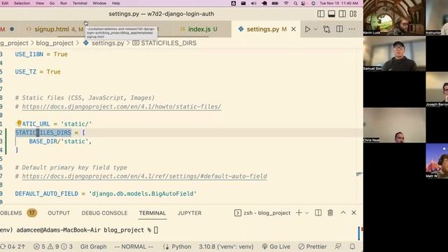W7D2: Django User Auth & Login (2 of 2) смотреть онлайн