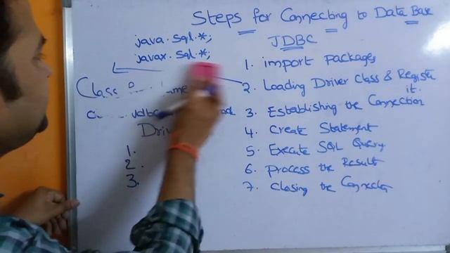 JDBC STEPS FOR CONNECTING TO DATA BASE || STEPS FOR JAVA DATA BASE CONNECTIVITY || WEB TECHNOLOGIES смотреть онлайн