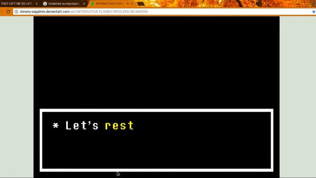 Interactive Flowey game смотреть онлайн
