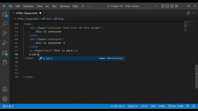 HTML Free Course | Tutorial 18 - HTML CLASS ATTRIBUTE #youtube #htmltutorialinhindi #tech смотреть онлайн